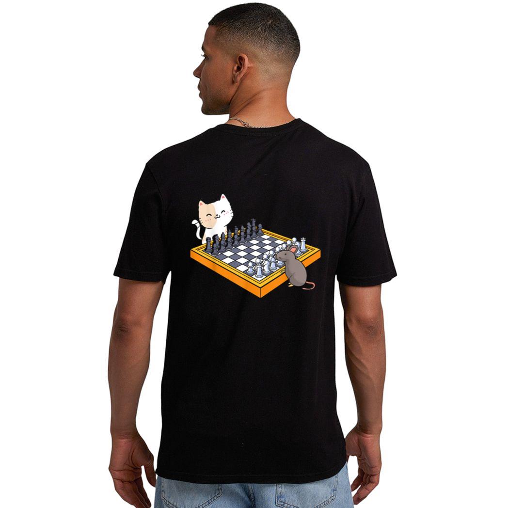 Cat Owner Chess Board Grandmaster Board Game Chess Player Men T-Shirt