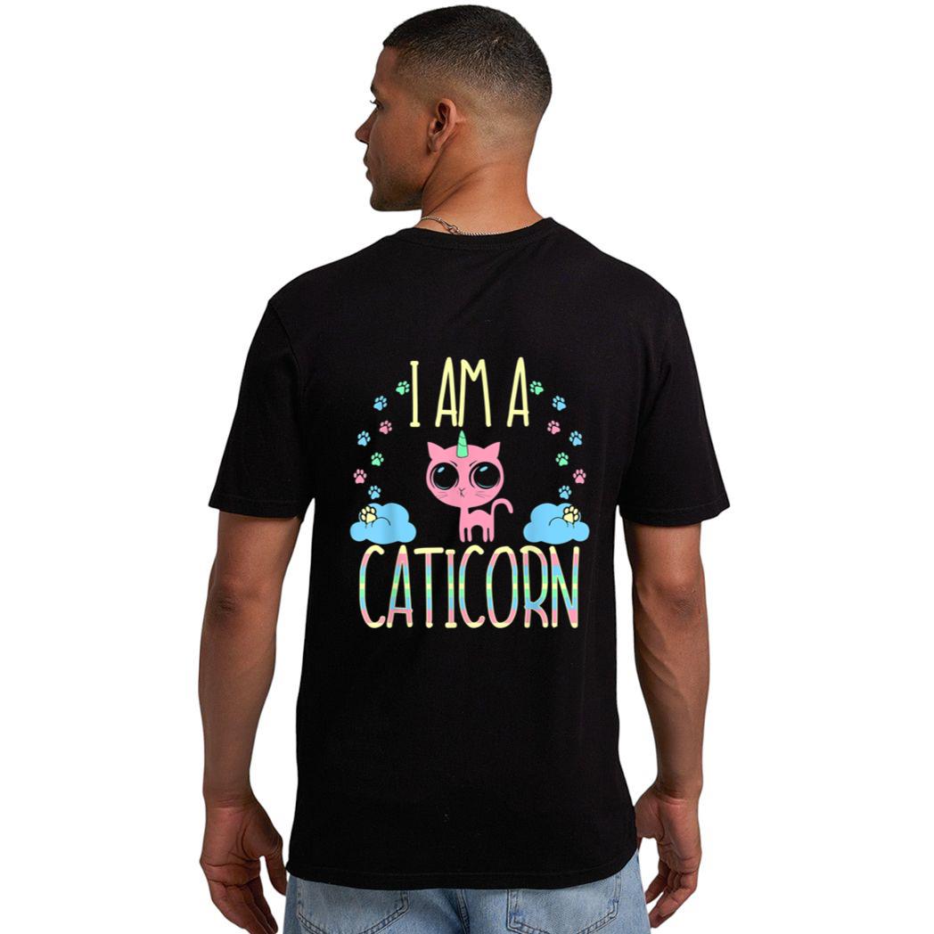 Caticorn Half Unicorn Half Cat Cute Men T-Shirt