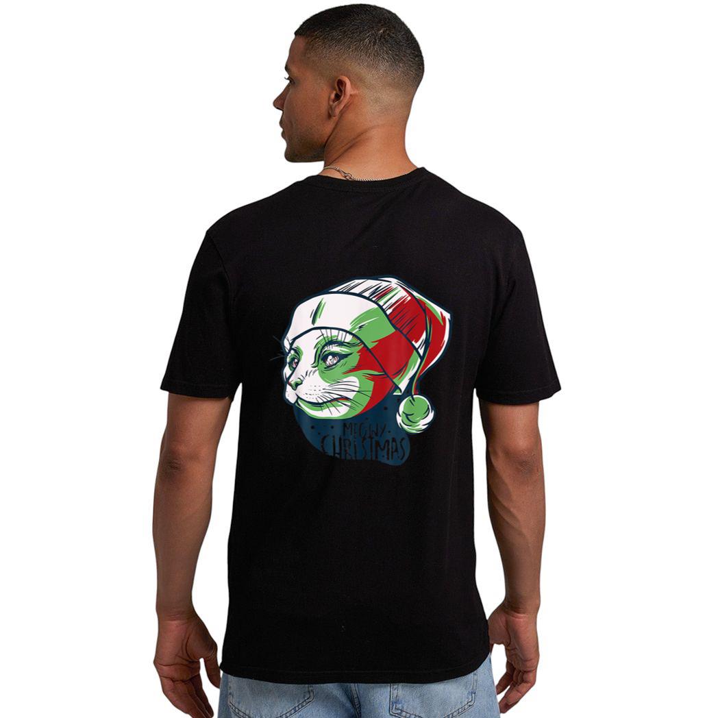 Christmask Cat Meowy Catmas Funny Men Women Ee Gift Men T-Shirt
