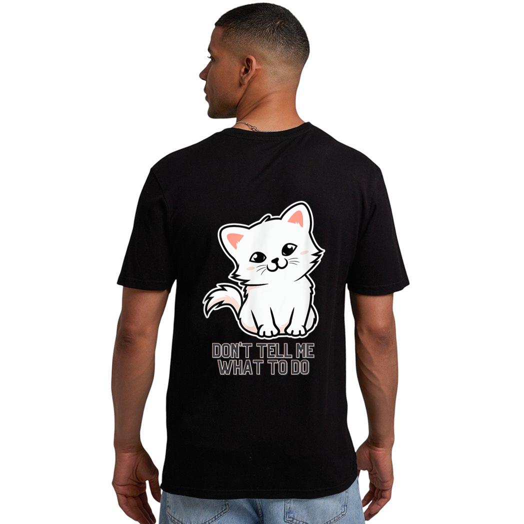 Don Ell Me What O Do Meme Funny Retro Style Vintage Cats Men T-Shirt