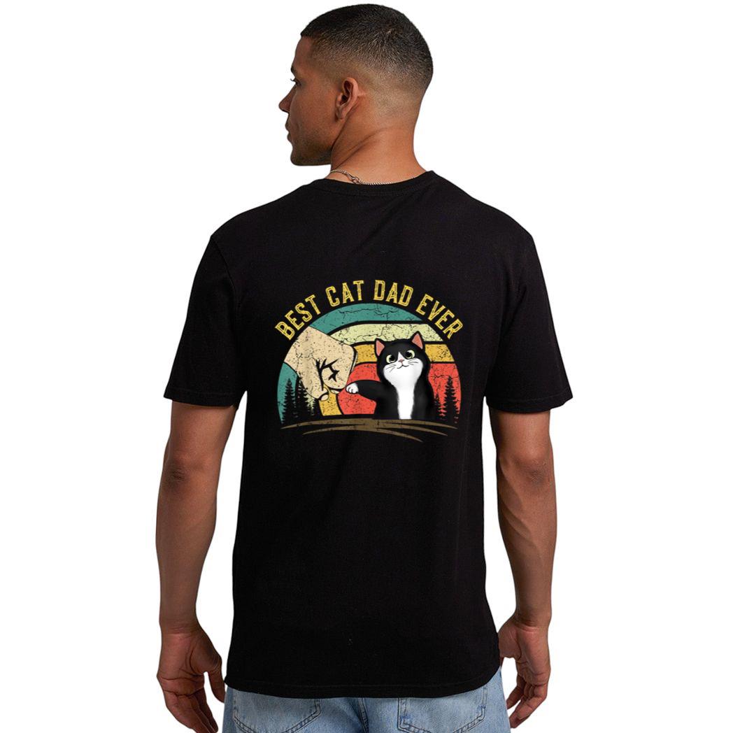 Father's Day 2022 Cat Dad gifts For Men Best Cat Dad Ever Men T-Shirt