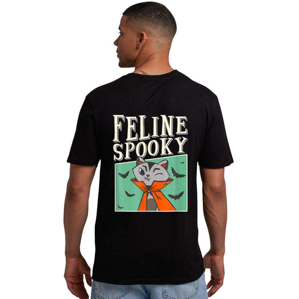 Feline Spooky Halloween Cat Owner Costume Men T-Shirt