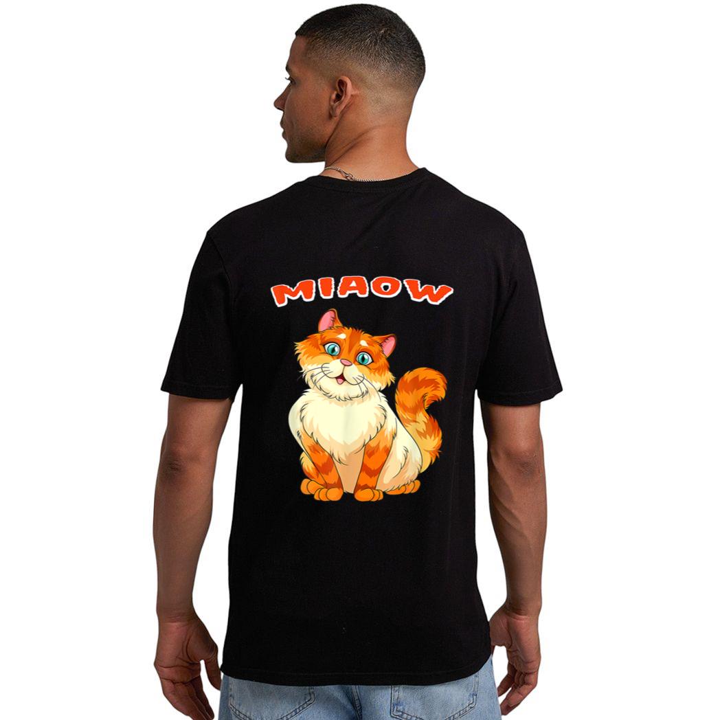 Funny Cat Miaow Cat Lovers Men T-Shirt