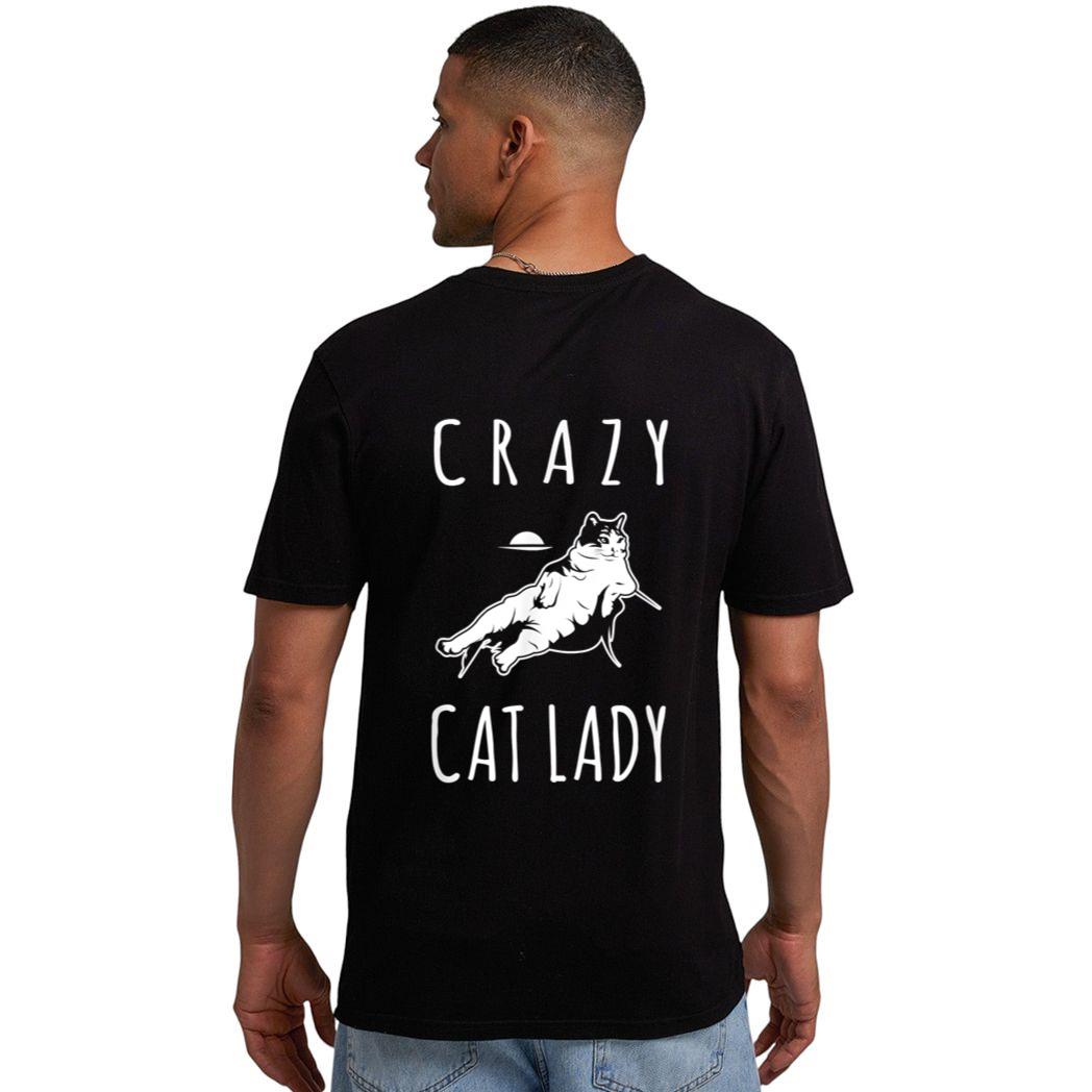 Funny Crazy Cat Lady Meow Kitty Funny Cats Mom And Cat Dad Men T-Shirt