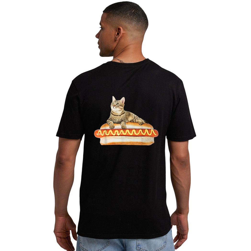 Funny Hot Dog Cat  by Zany Brainy, Cute Kitty Food Men T-Shirt