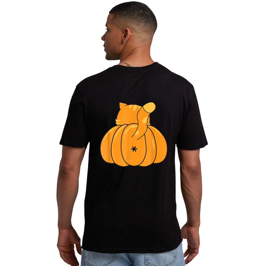 Funny Pumpkin Cat Btt Halloween Ee Men T-Shirt