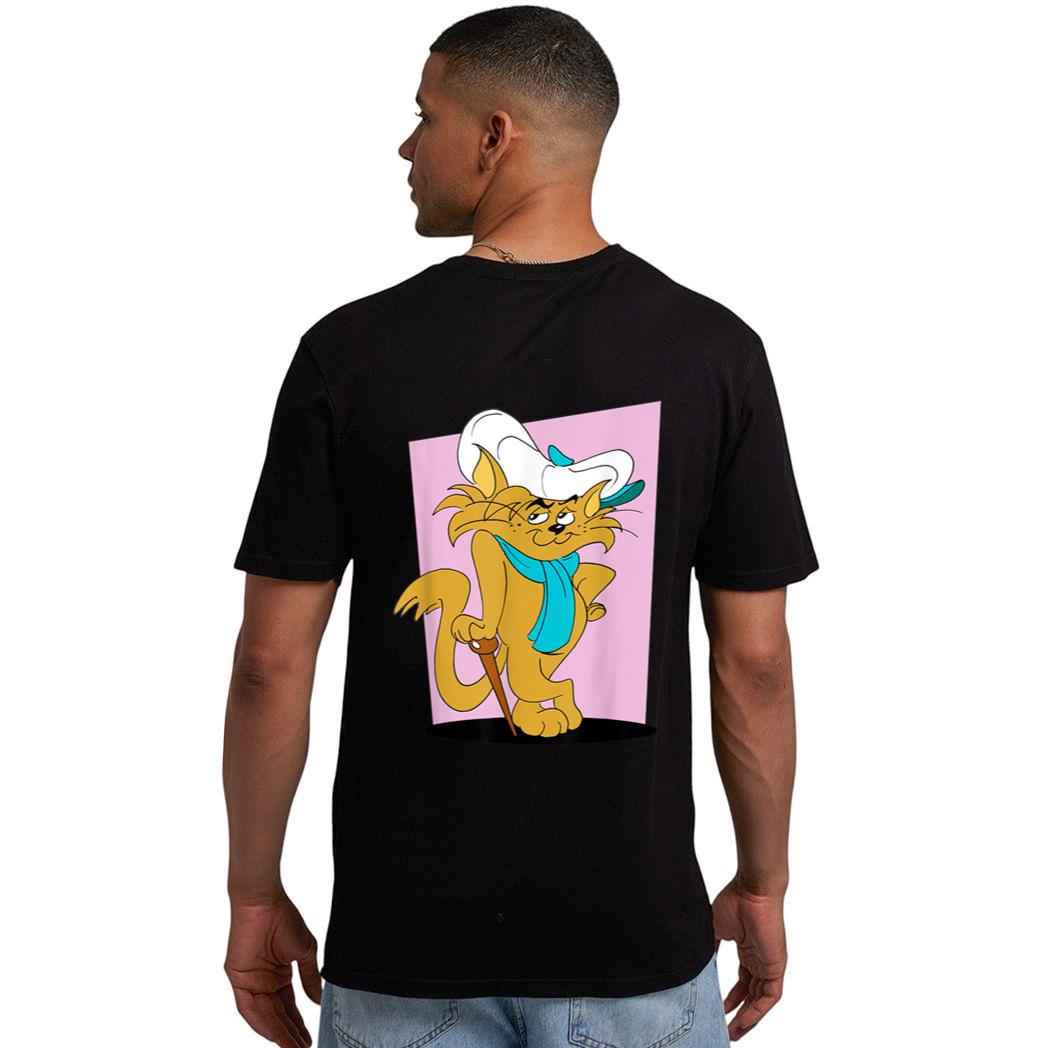 Graphic A Cat Seem Fat And Hat So Cute Adventures Cartoon Men T-Shirt
