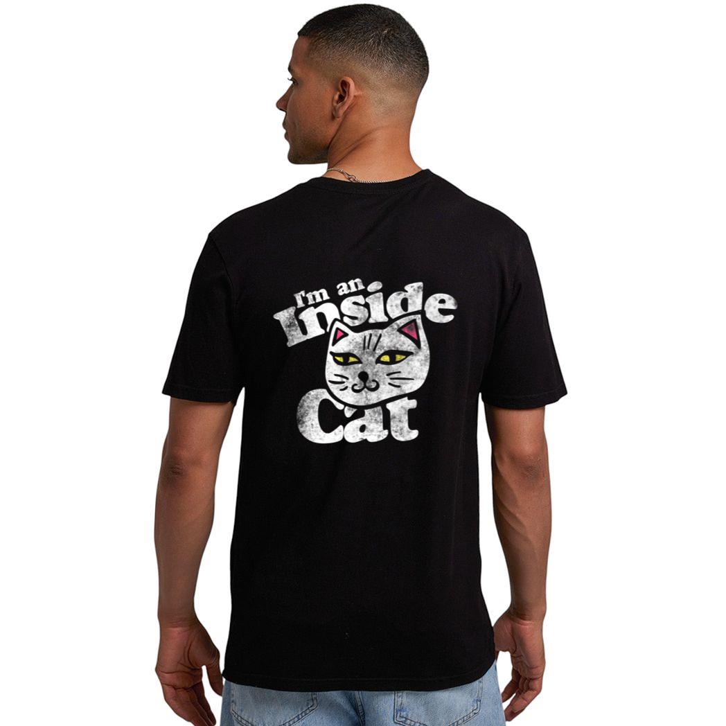 I'm an inside cat  vintage style cat lovers Men T-Shirt