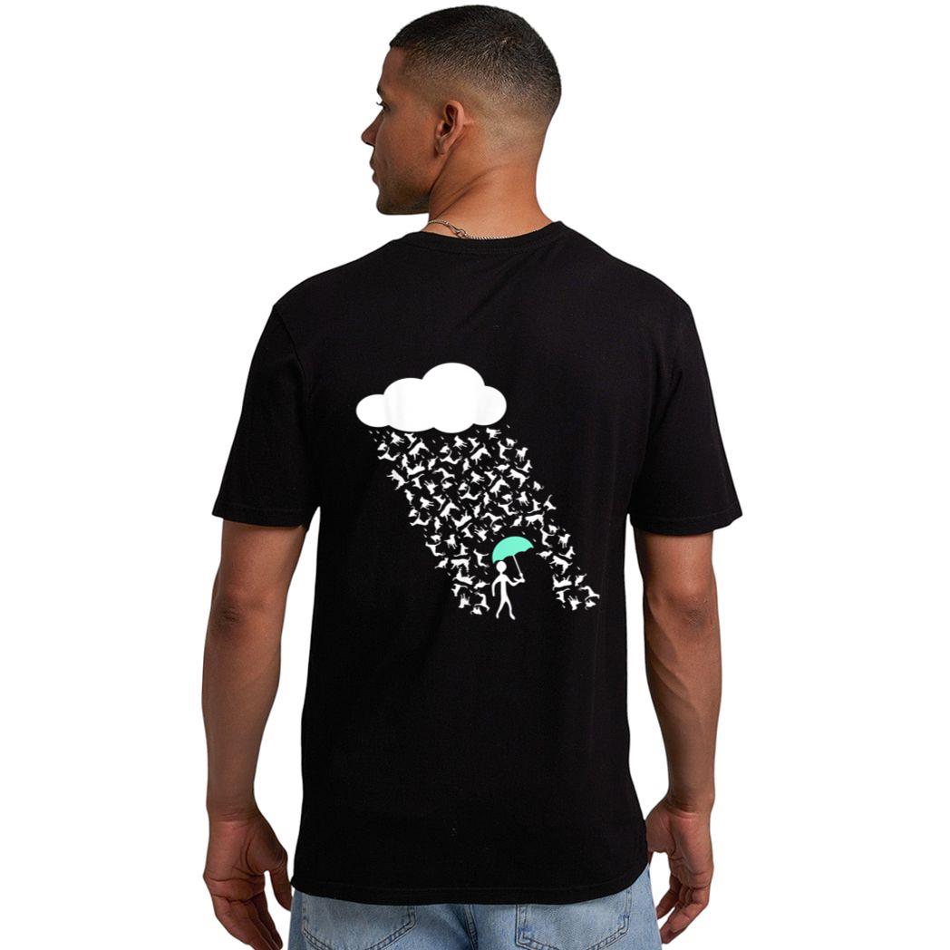 It's Raining Cats and Dogs  Cute Funny Canine Feline Lover Men T-Shirt