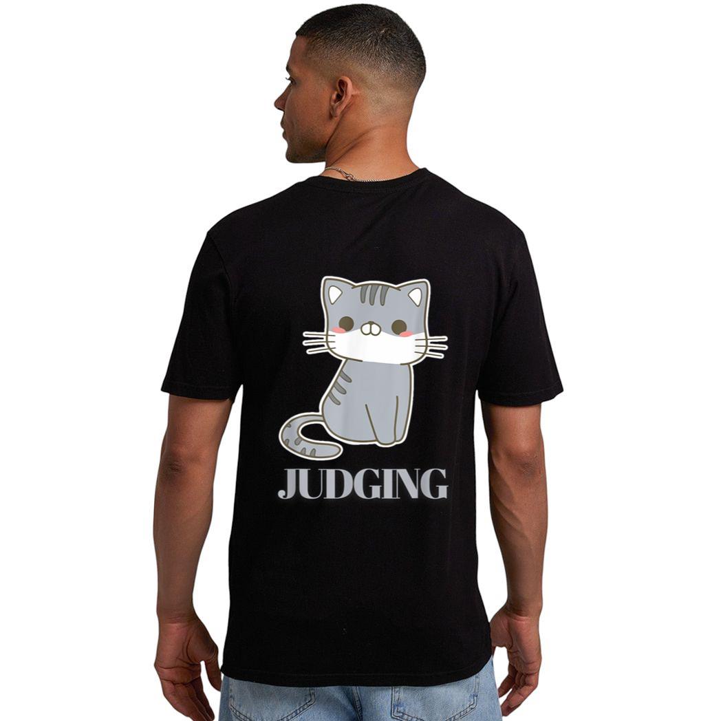 Judging Meme Funny Retro Style Vintage Cats Men T-Shirt