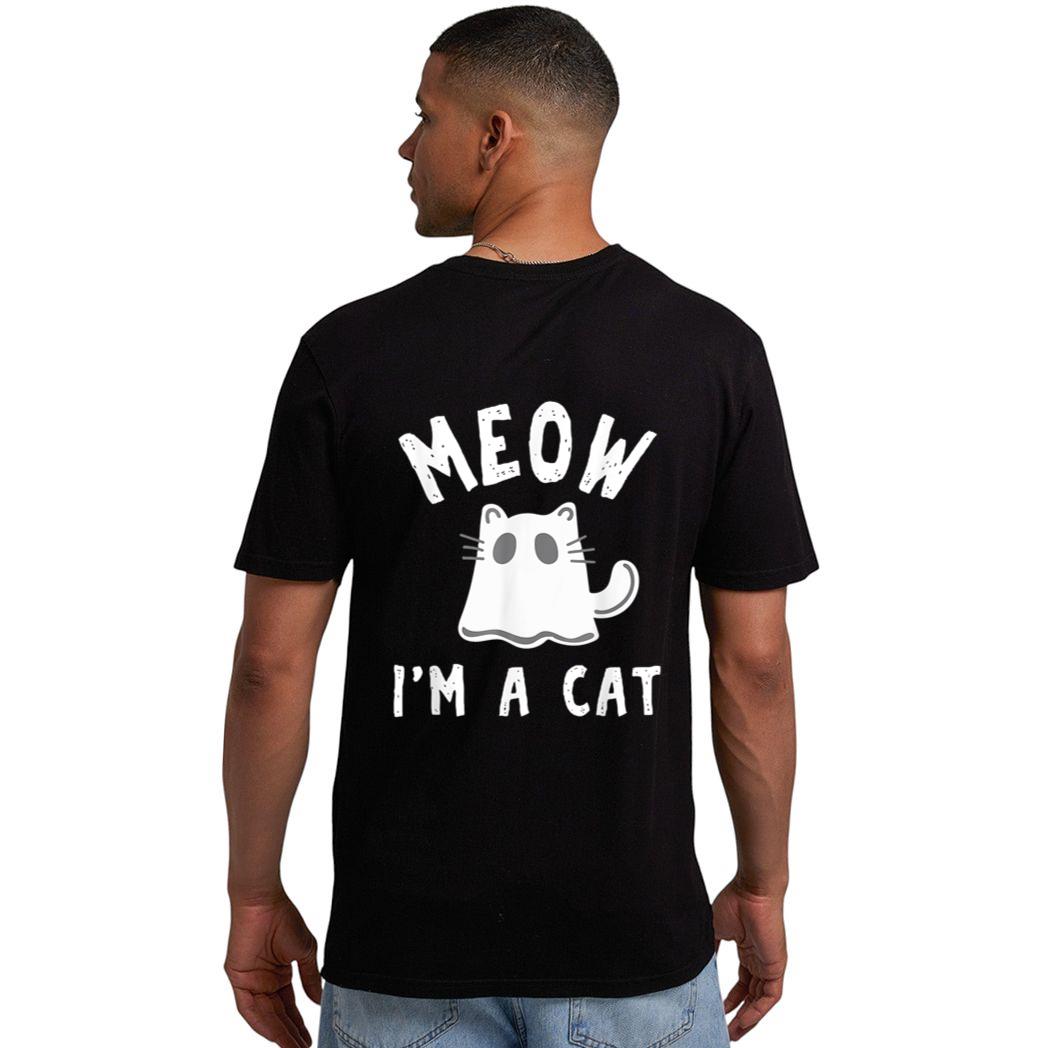 Meow I M A Cat Halloween Costume Men T-Shirt