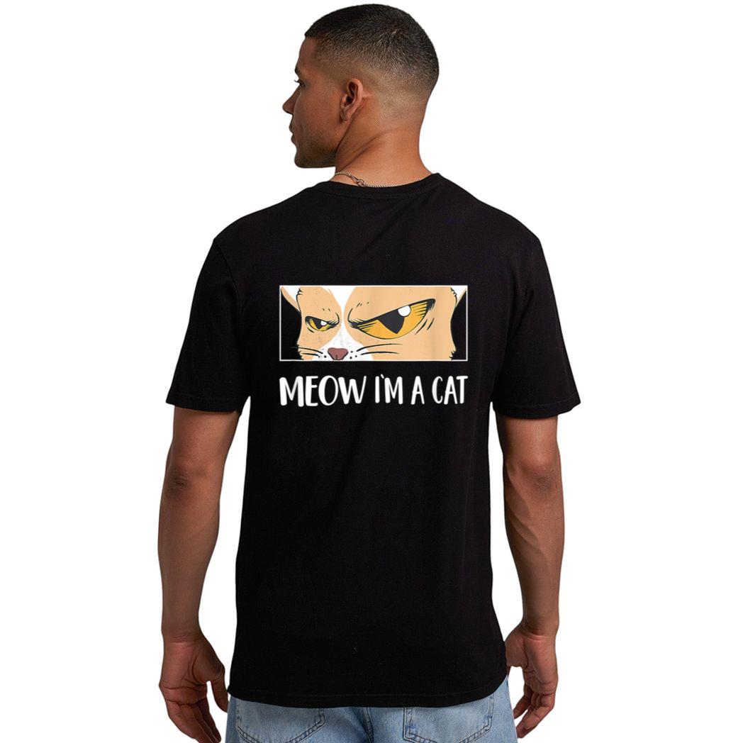 Meow I'm A Cat  - Meow Kitty Funny Cats Black Cat Men T-Shirt