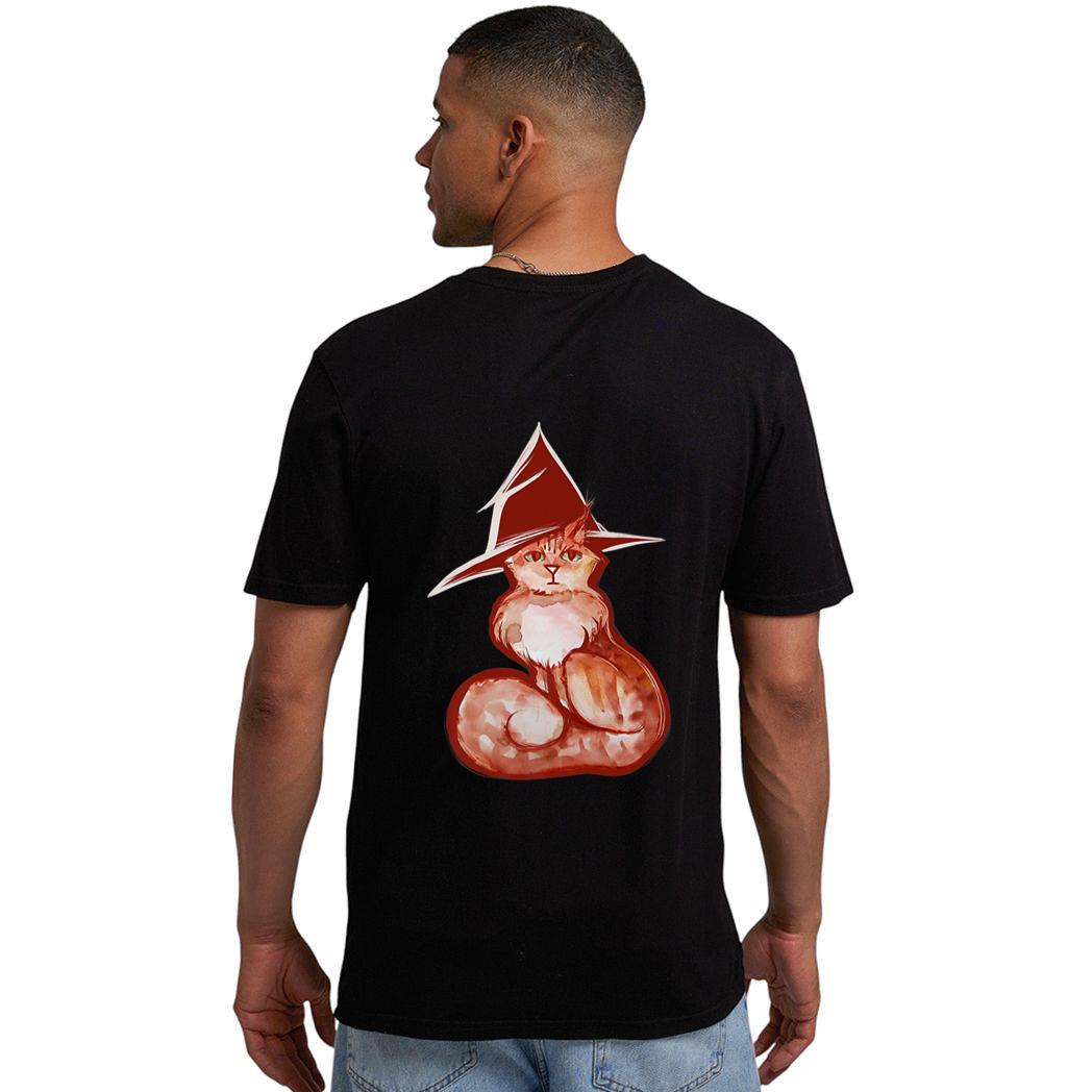 Orange Cat Witch Tabby Oranges Kitty Cat Men T-Shirt