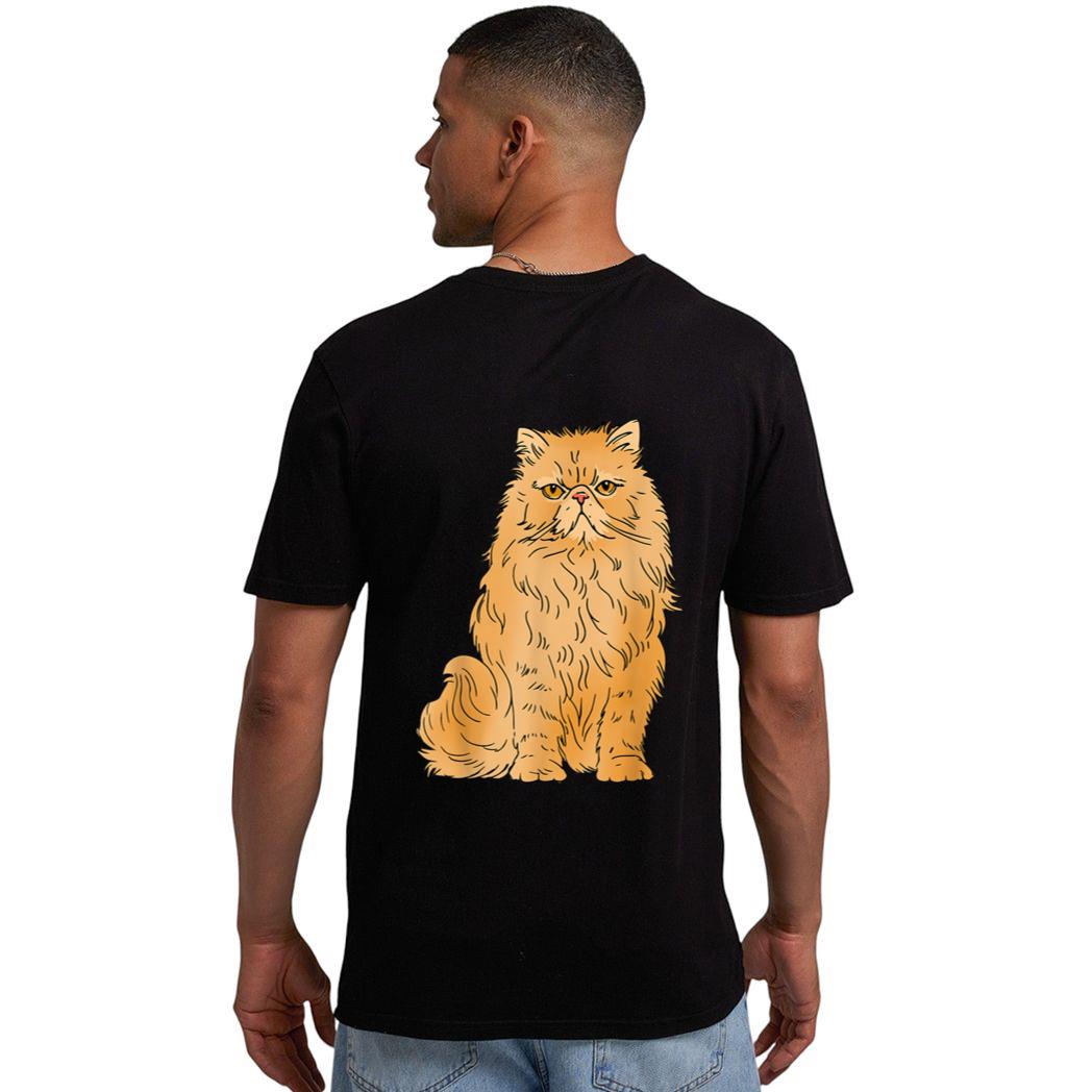 Persian Cat Design Leave Me Alone Cat Angry Persian Cat Men T-Shirt