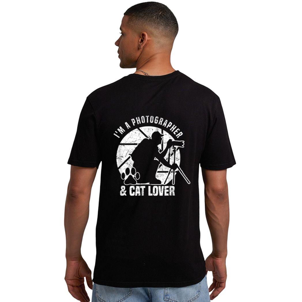 Photography I M A Photographer Cat Lover Photograph Men T-Shirt