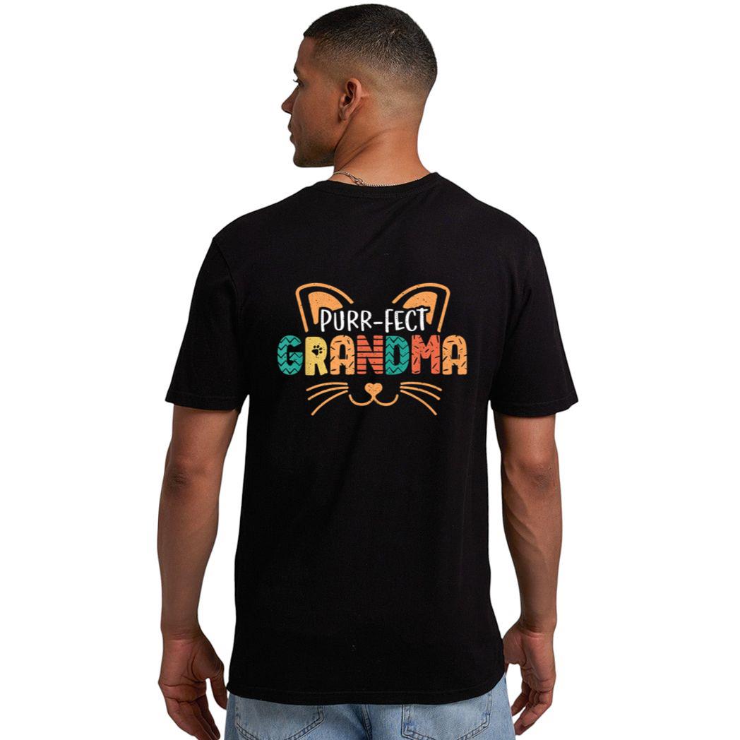 Purr-fect Cat Grandma Cats Lover Men T-Shirt