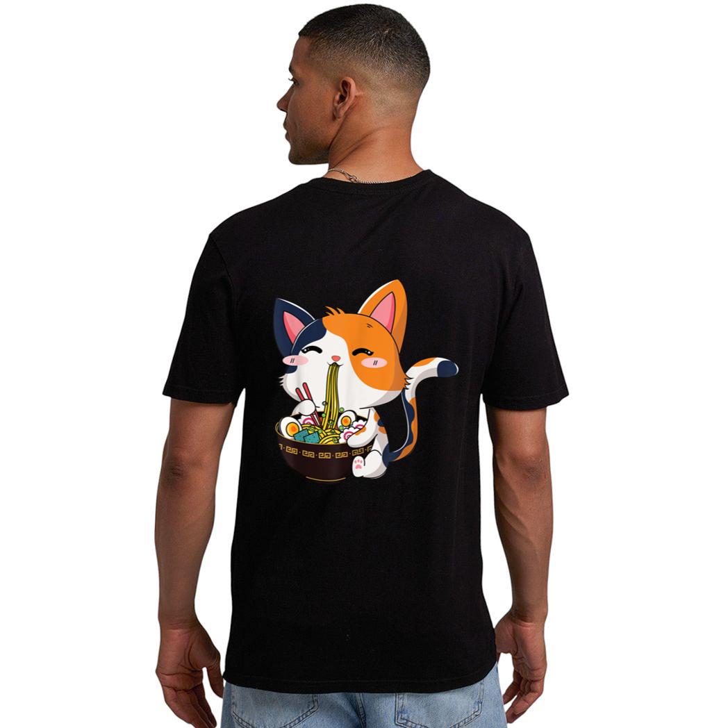 Ramen Cat Kawaii Anime Cat Ramen Lover Kawaii Neko Teen Girl Men T-Shirt