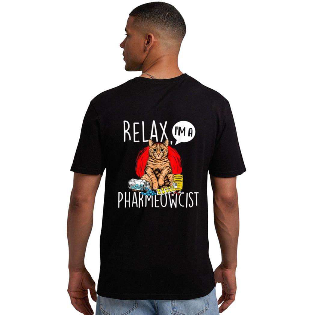 Relax I'm A Pharmeowcist - Pharmacist Cat Lover Pharmacology Men T-Shirt