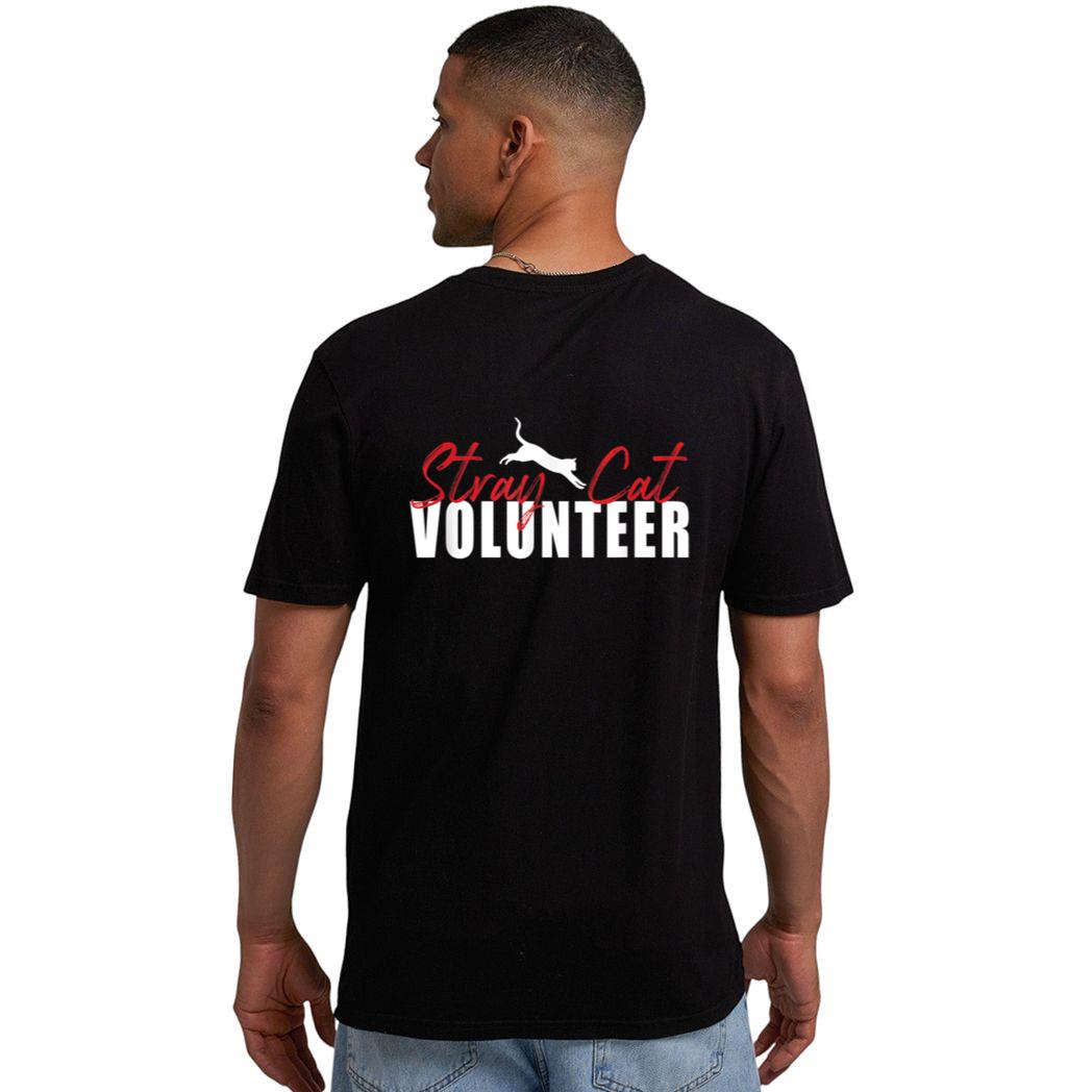 Stray Cat Volunteer Leaping Cat Men T-Shirt