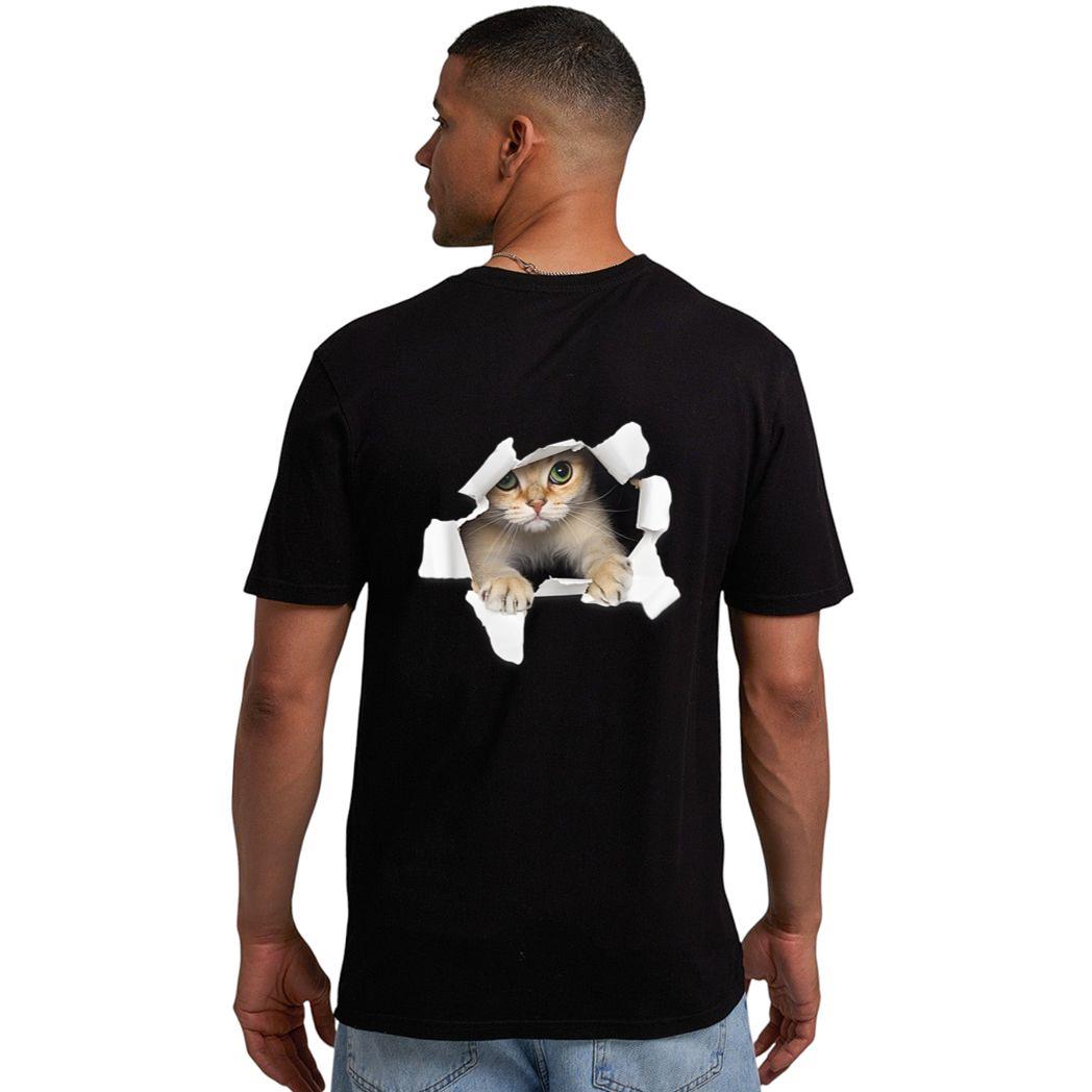 Sweet Kitten Torn Cloth Funny Cat Lover Cat Owner Cat Lady Men T-Shirt