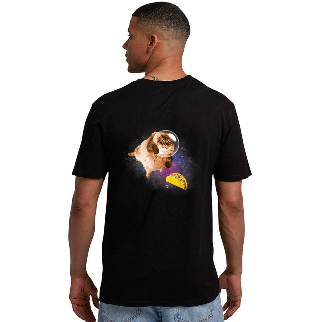 Taco Cat , Funny Taco Cat In Space , Taco Cat Men T-Shirt